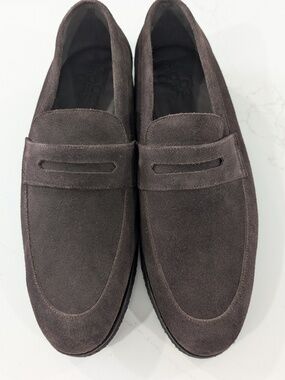 Majordome M08 Penny Loafer Brown Suede Crepe Sole Mens UK 9 / US 10-10.5